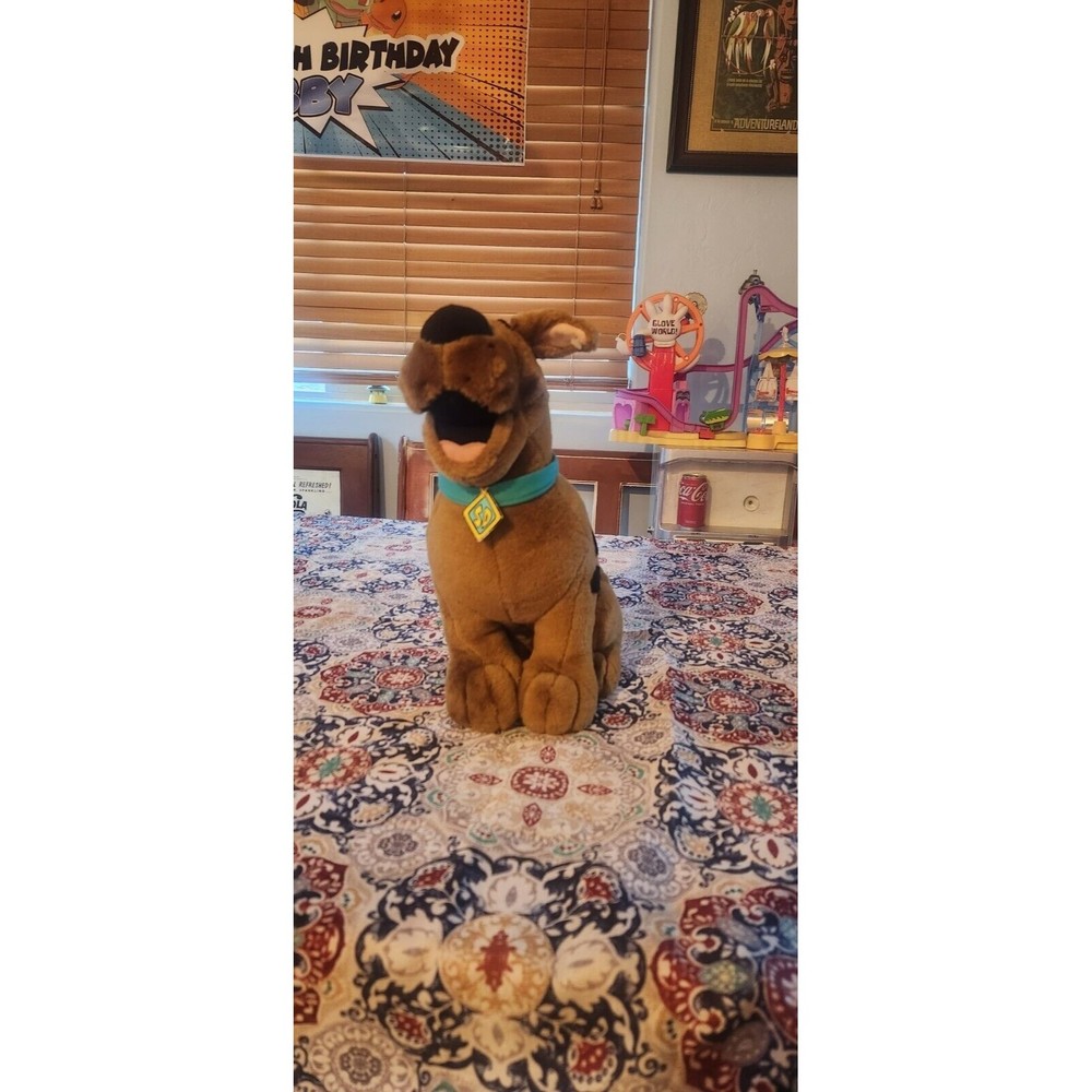 Vintage 2000 Cartoon Network Talking Scooby Doo Plush 14" Hanna-Barbera